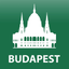 Budapest travel map guide 2020 icon