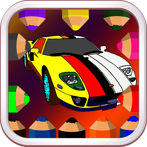 Coloring Cars And Vehicles app icon