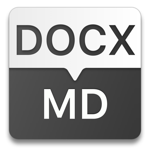 DOCXtoMD converter app icon