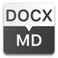 DOCXtoMD converter icon