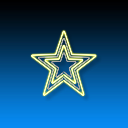 Christmas Neon Lights animated app icon