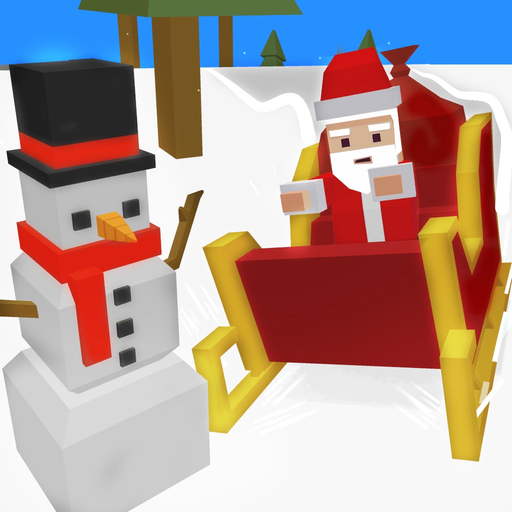 Xmas Santa Mad Sleigh Run app icon