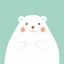 Polar Bear in Love icon