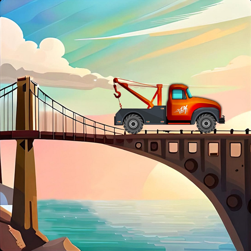 Rope Bridge Racer Car Games app icon