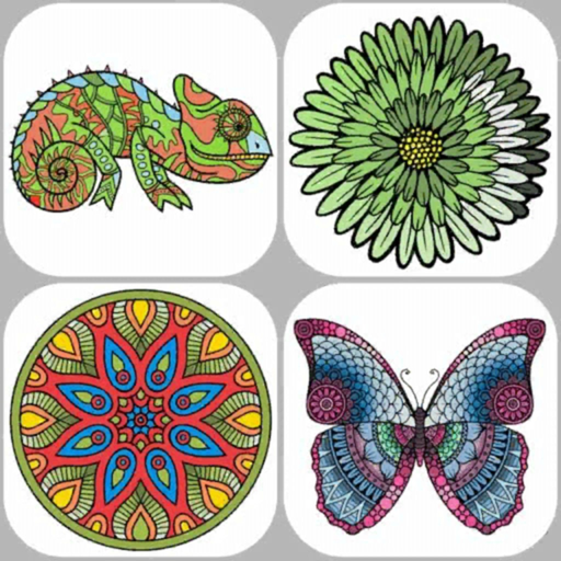 Anti Stress Coloring Book app icon