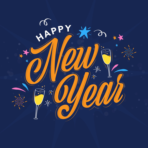 New Year Photo Frames Collage app icon