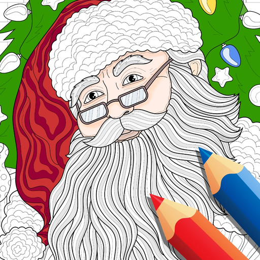 Christmas : Coloring Pages app icon