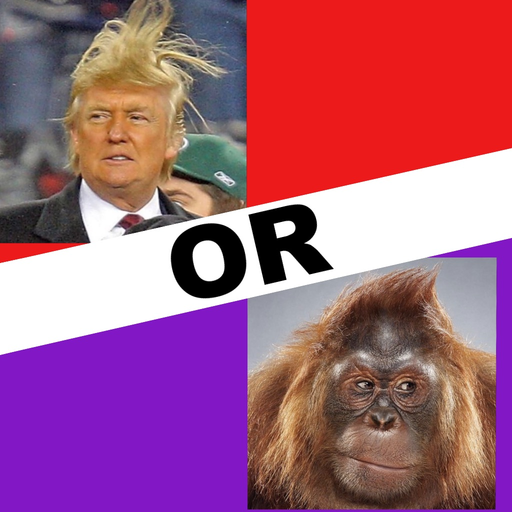 Trump or Monkey app icon