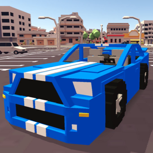 Blocky Car Racer app icon