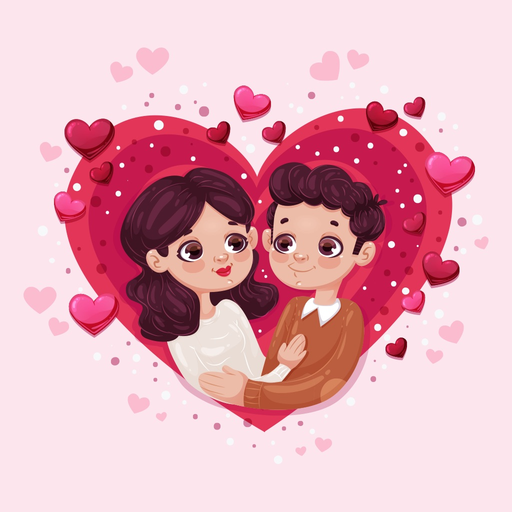 Animated Couple Love Stickers app icon