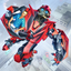 Future Flying City Robot icon