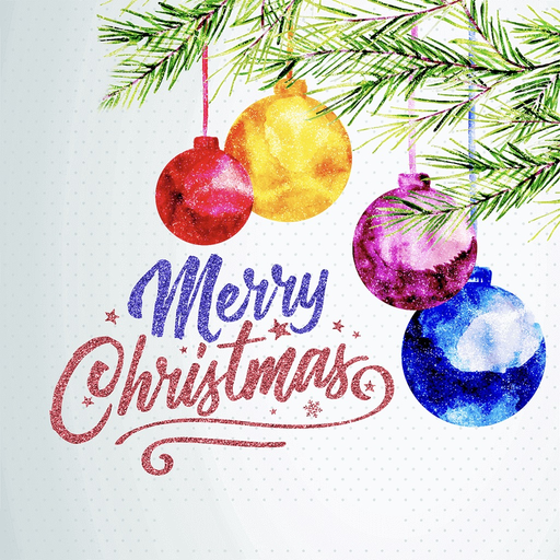 Animated Glittering Christmas app icon