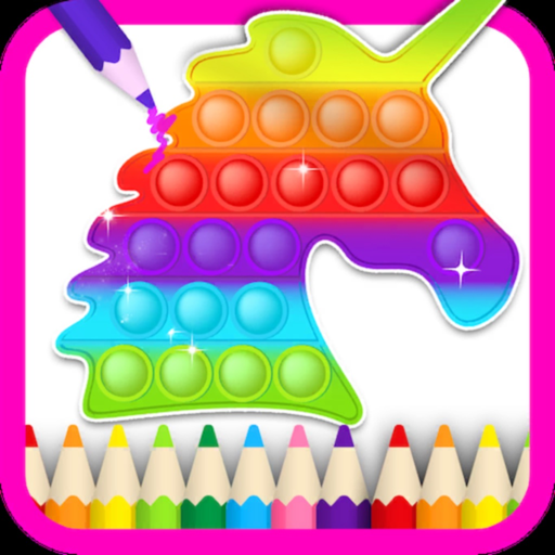 Animal coloring book & drawing app icon