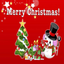 Christmas stickers and cards icon