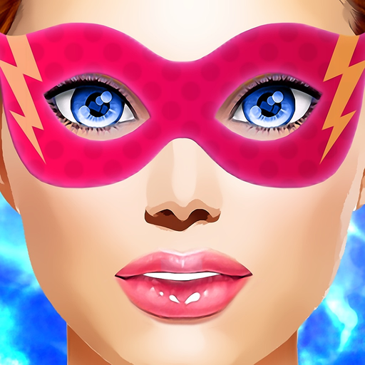 Bubble Girl Superhero app icon