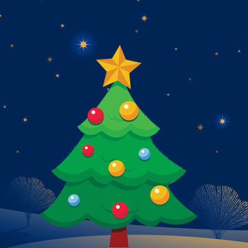 Christmas tree emoji stickers app icon