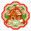 Gingerbread Christmas Stickers icon