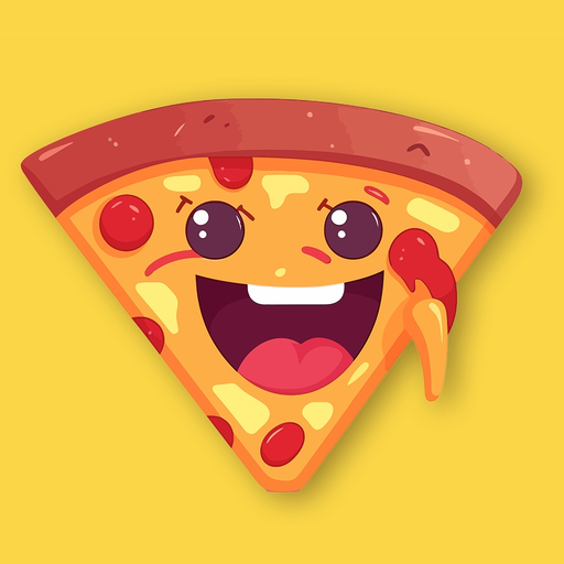 Loving Hot Pizza Stickers app icon