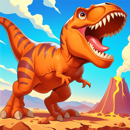 Dinosaur island Games for kids app icon