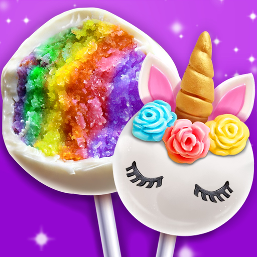 Sweet Unicorn Cake Pop Dessert app icon