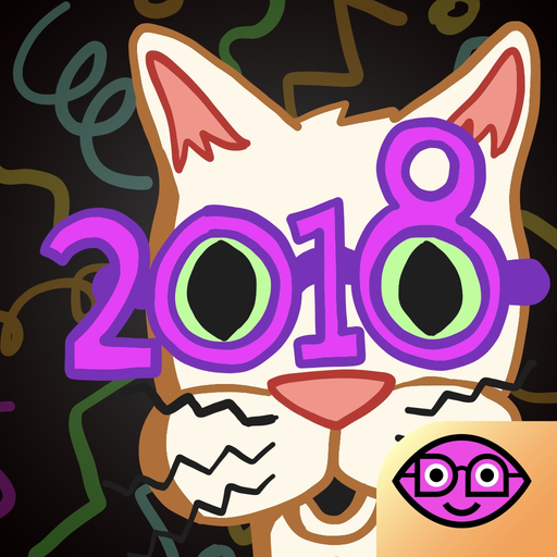 Weird New Year 2018 app icon