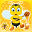 Flying Bee Honey Action Game icon