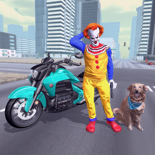 Scary Clown Crime Gang Attack app icon