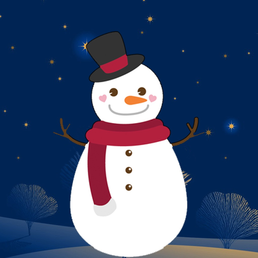 Snowman Winter stickers emoji app icon