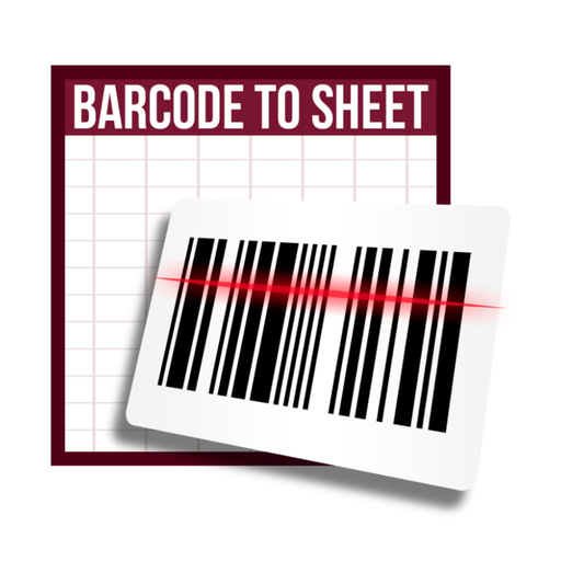 Barcode to Sheet app icon