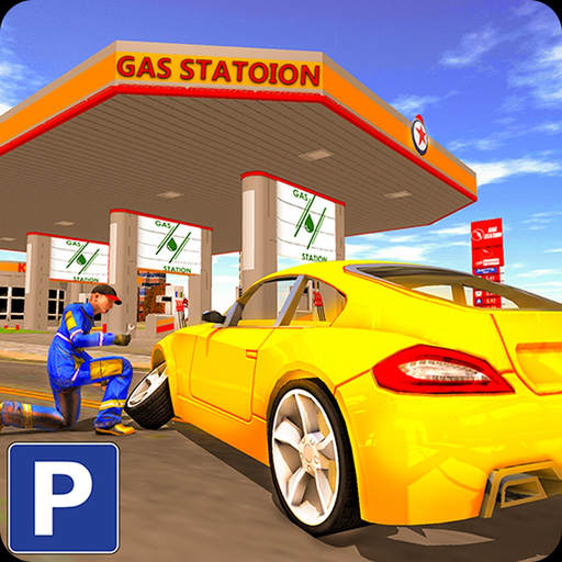 Car Gas Station on Highway app icon