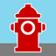 Firefighter & Fire station icon