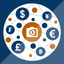 Coinoscope: visual coin search icon