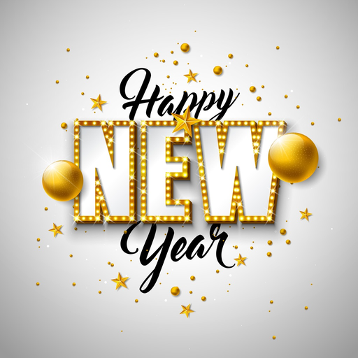 New Year Frames Photo Collage app icon