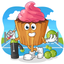 Ice Cream Stickers Yummy! icon