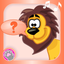 Funny animal: educational game icon