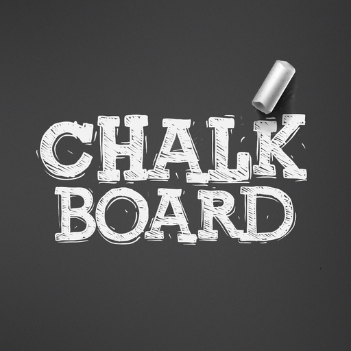 Blackboard-Chalk writing board app icon