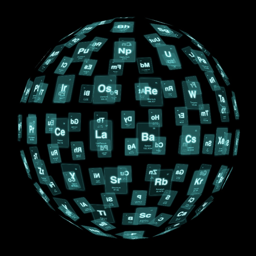 Cloud Periodic Table 3D app icon