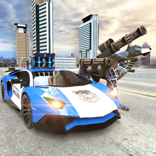 US Police Dog Transform Robot app icon