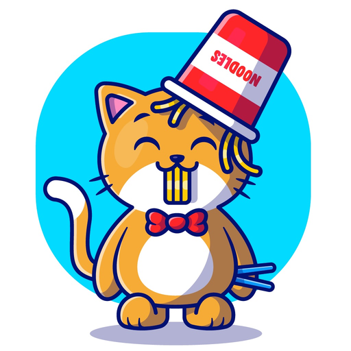 Cat Hawaii Stickers app icon