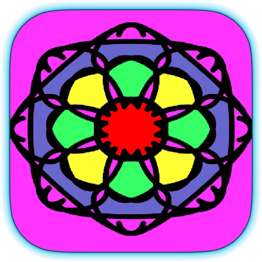 Mandala Design Colouring app icon
