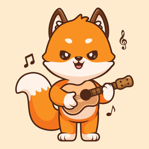 Cute Fox Stickers app icon