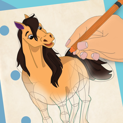 How to Draw Horses with Steps app icon