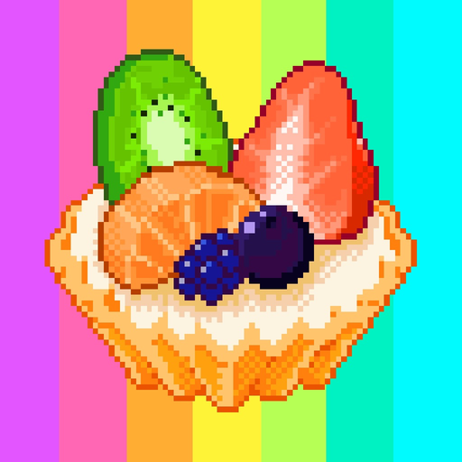 Color by number: Pixel drawing app icon