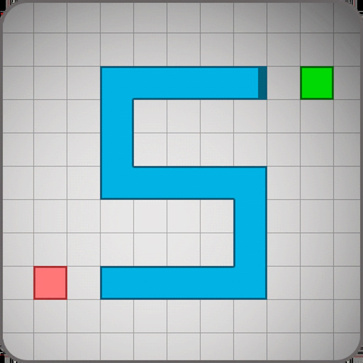 Snake. Origin of slither app icon