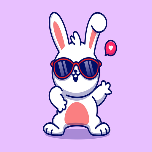 Animated Rabbit Bunny app icon