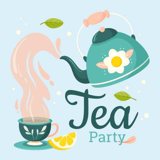 Tea Party Stickers Pack app icon