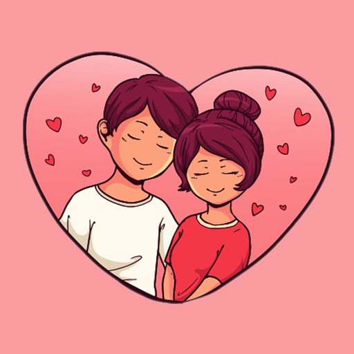 Together Couple Stickers app icon
