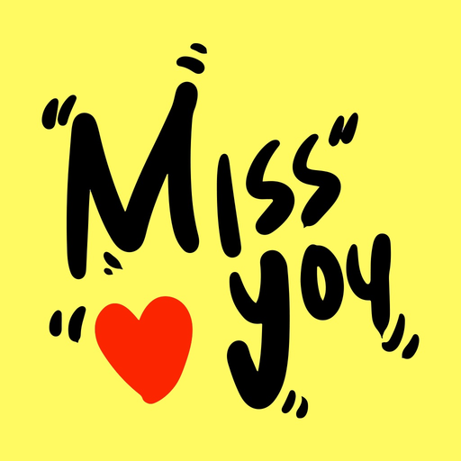 Typography Stickers app icon