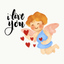 Valentine's Days Watercolor icon