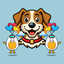 Egg Loving Dogs Emoji icon